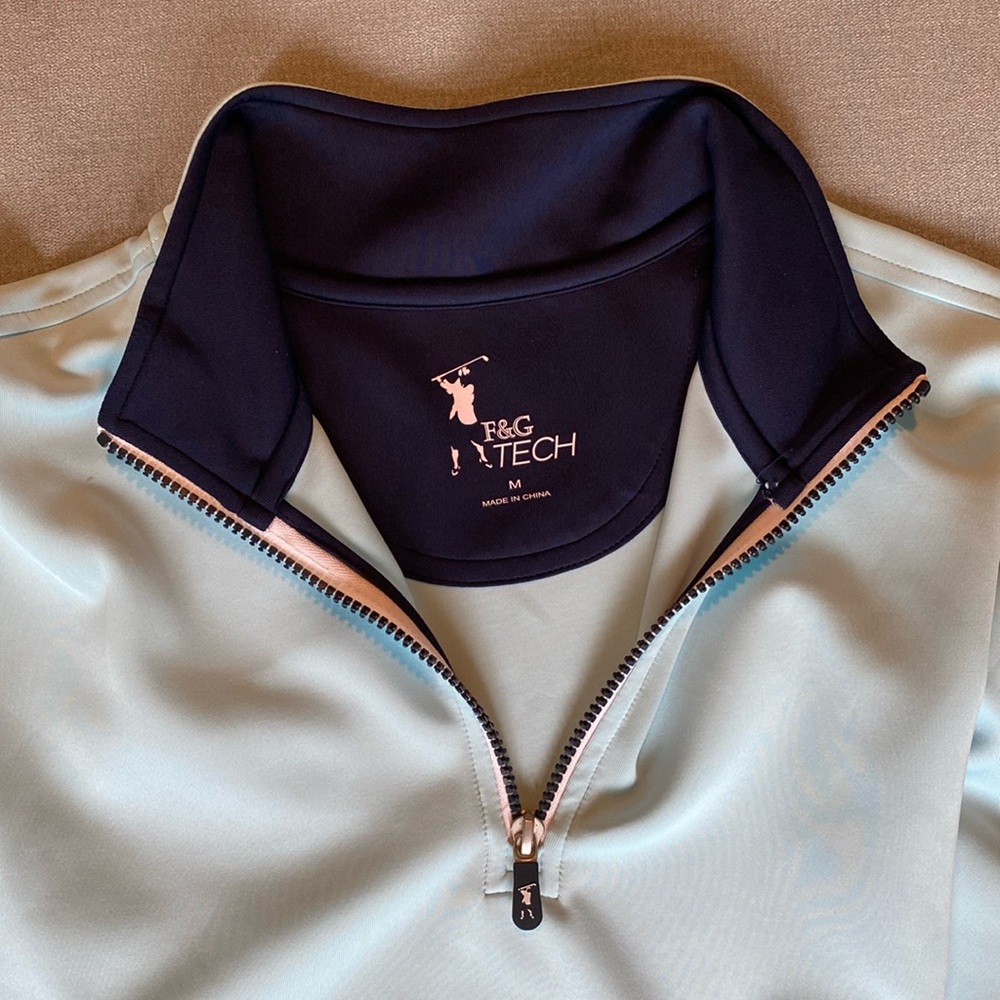 Fairway & Greene (F&G) Tech Quarter Zip. Size Medium.